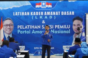 Ketua Badan Perkaderan DPD PAN Sleman sekaligus Ketua Panitia LKAD dan Pelatihan Saksi Pemilu, Dodik Ariyanto (ist)
