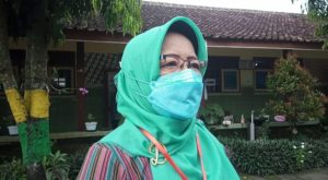 Kepala Sekolah SD Negeri Keceme Dwi Susanti. @ foto InilahJogja