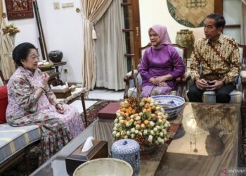 Jokowi Halal Bihalal ke Rumah Megawati